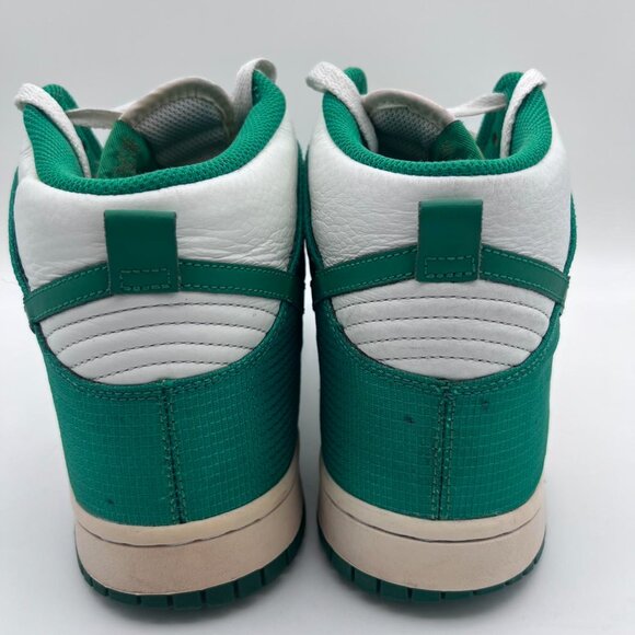 Nike Dunk High (2010) Sail / Lucky Green 317982-100 US‎ Men\'s Size 11 Rare main image 7